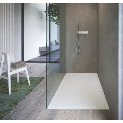 bild för Street shower tray raised installation without profile