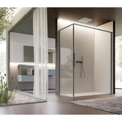 Image pour Brave shower enclosure walk-in BVPO + BVFI +BVFX