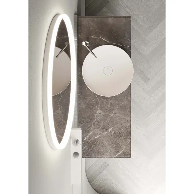 Eclissi round mirror