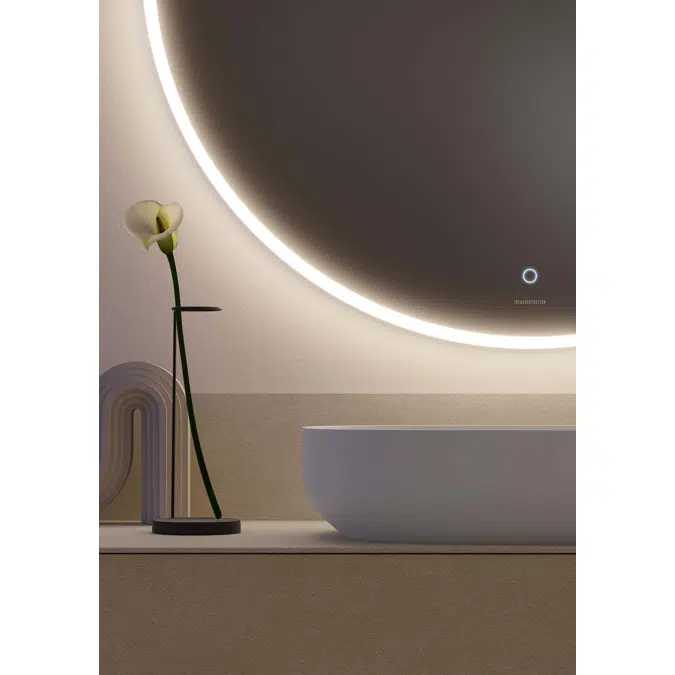 Eclissi round mirror