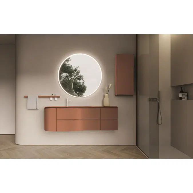 Eclissi round mirror