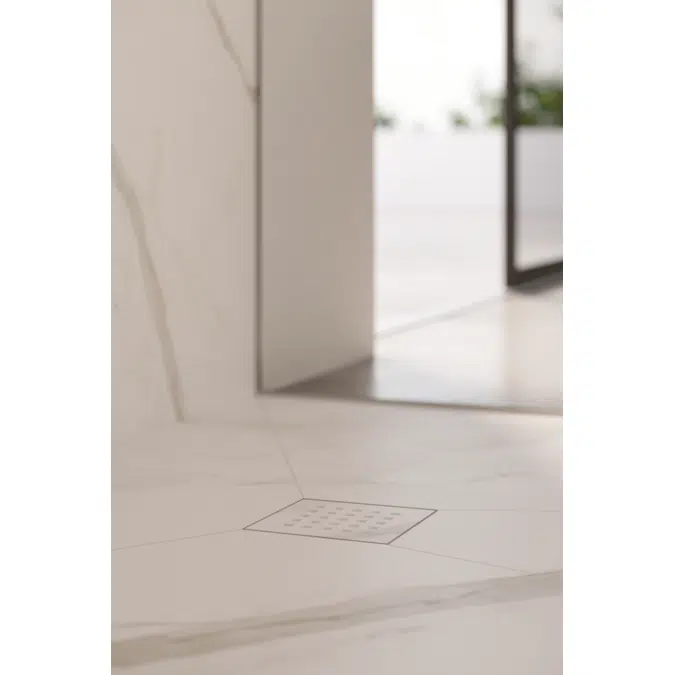 Blade shower tray raised installation