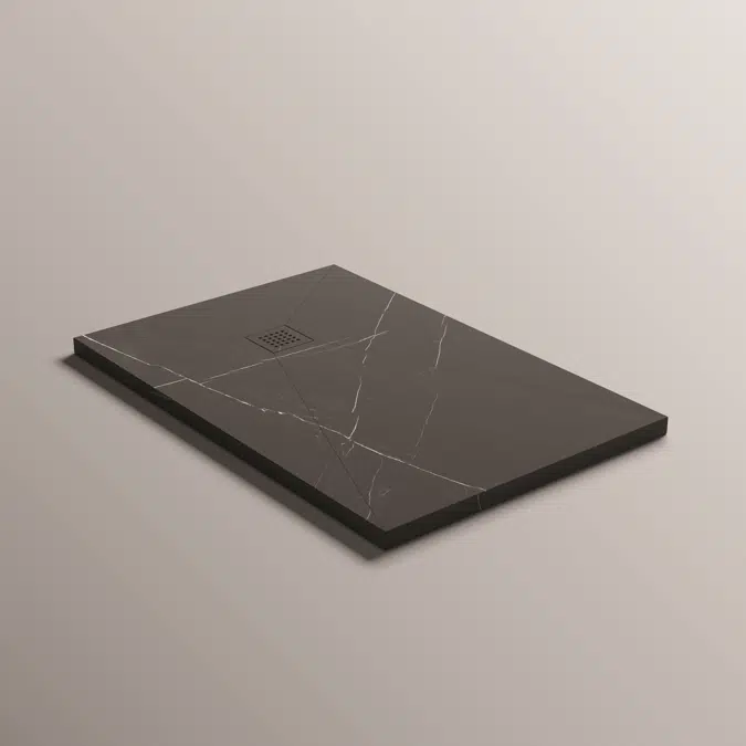 Blade shower tray raised installation