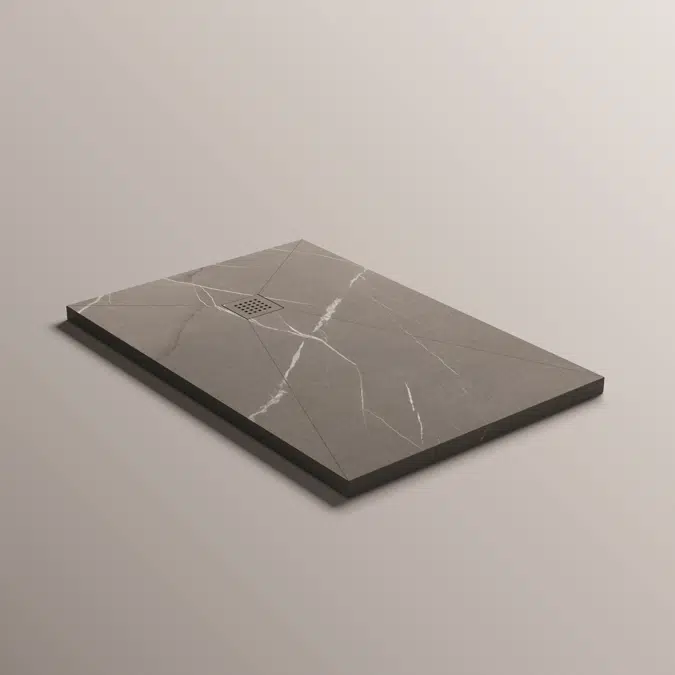 Blade shower tray raised installation