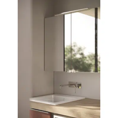 afbeelding voor Double-sided mirror wall units H. 90