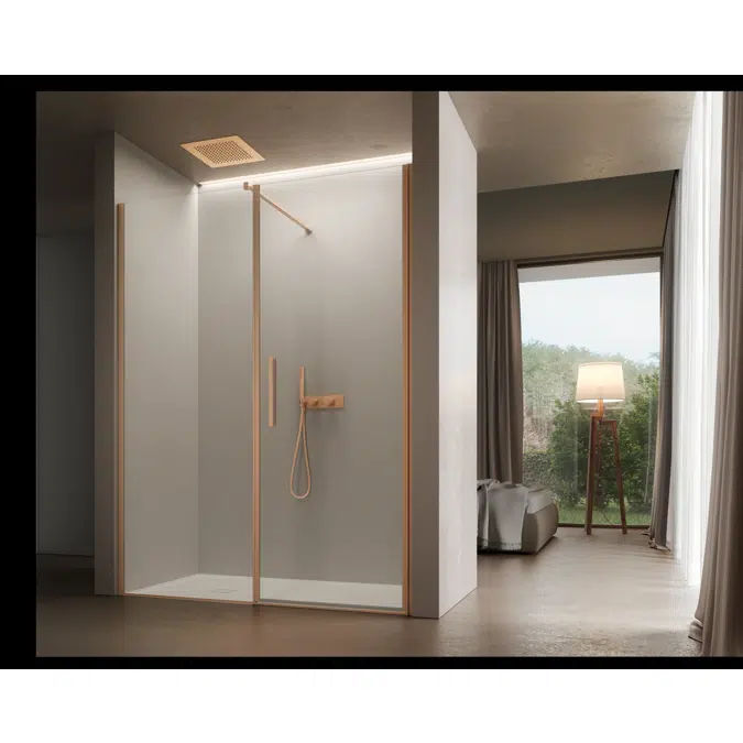 Luce shower enclosure alcove LCPL +LCFL