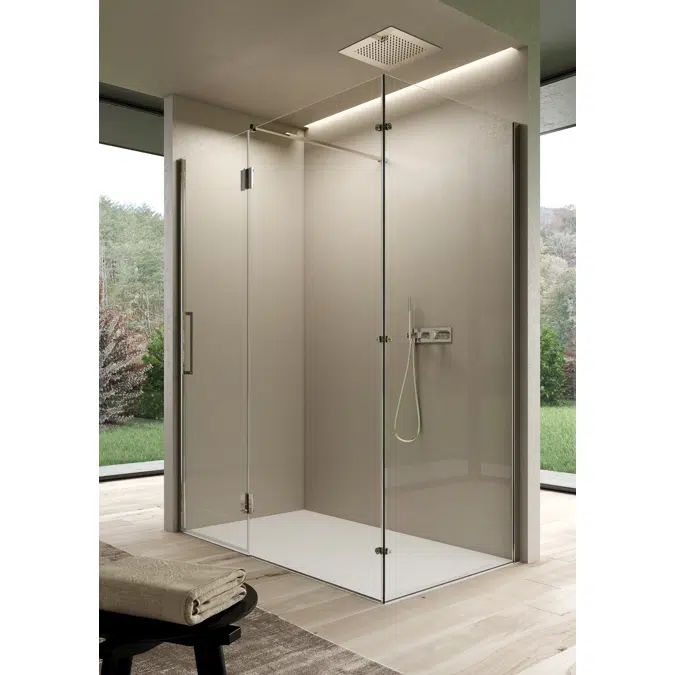 Easy shower enclosure corner EYPOX + RCPFBT