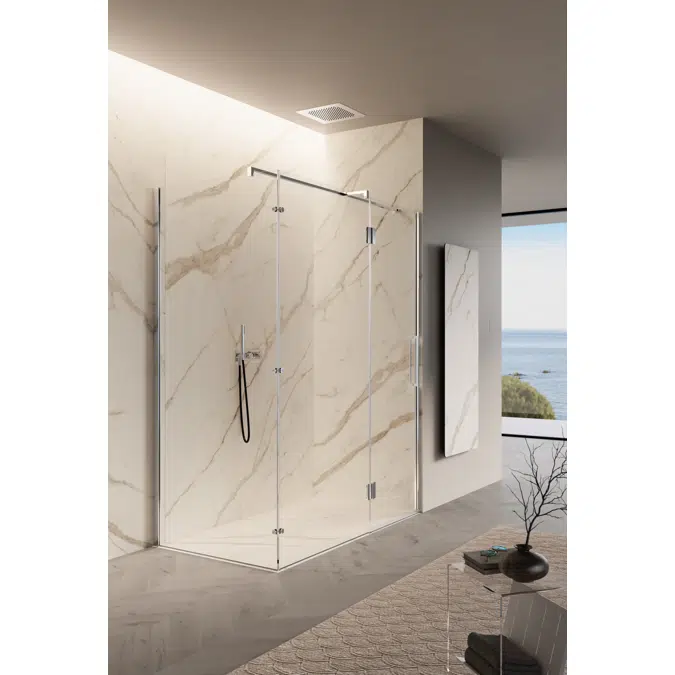 Easy shower enclosure corner EYPOX + EYFI