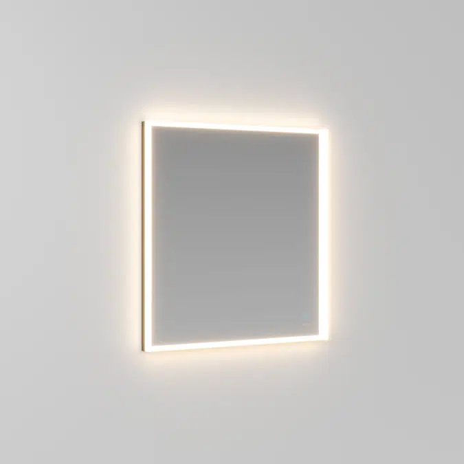 Joule square mirror with light