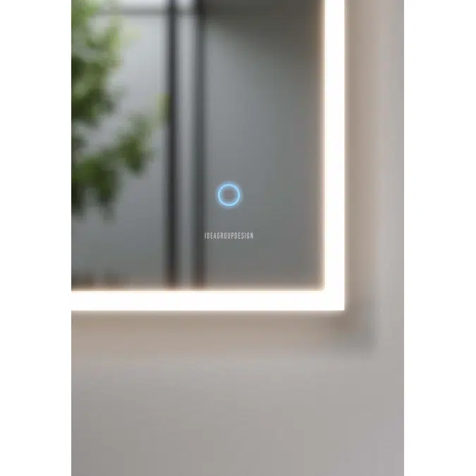 Joule square mirror with light
