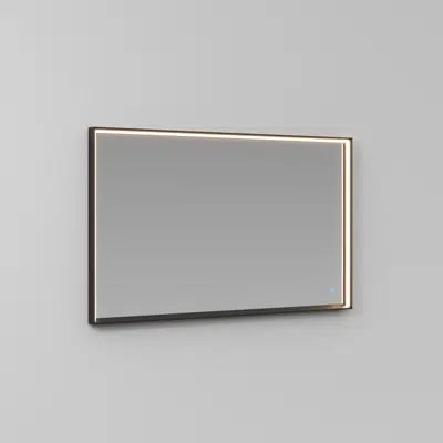 Image for Tecnica-Up aluminium framed rectangular mirror with integrated lighting h.70 - STR7