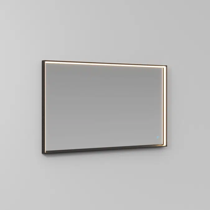 Tecnica-Up aluminium framed rectangular mirror with integrated lighting h.70 - STR7