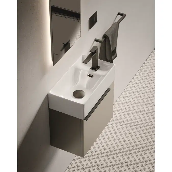 Handrinse basin H. 45.8 with ceramic Touch washbasin