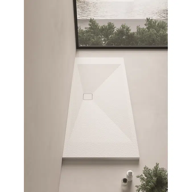 Join shower tray raised installation without profile
