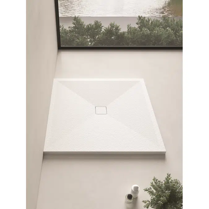 Join shower tray raised installation without profile