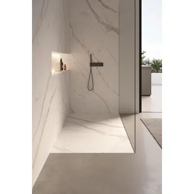 Image for Blade shower tray flush installation