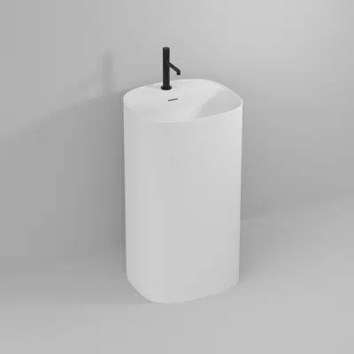 Image for Saturno02 Color Cristalplant free-standing washbasin - CIS02L