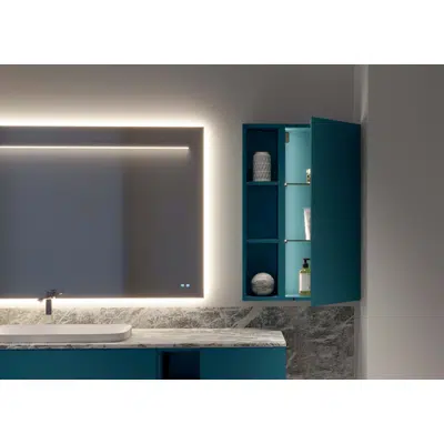Image pour Side-Up rectangular mirror with LED backlighting h.70 - SRB