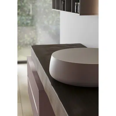 Image for BEAUTY washbasin countertop in Cristalplant