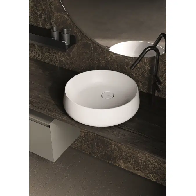 BEAUTY washbasin countertop in Cristalplant