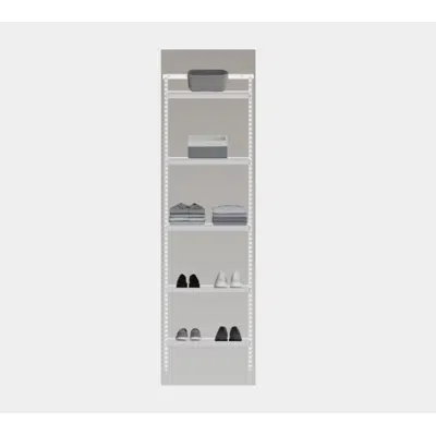 Image for Décor+ by Elfa Linen/Pantry- Solid or Wire w/ Trim Adjustable Shelves