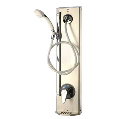 obraz dla HydroPanel II shower system with HydroGuard T/P series e700 combination valve - HydroPanel II 450-e700