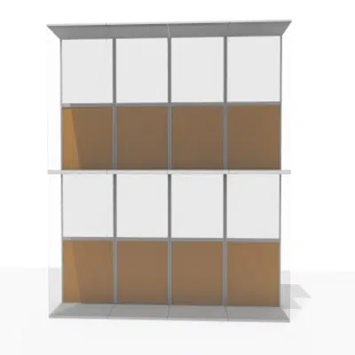 画像 Aluminum double skin facade - 50 % to 75 % transparent