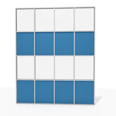 Aluminum facade grid - 50% to 75 % transparent 이미지