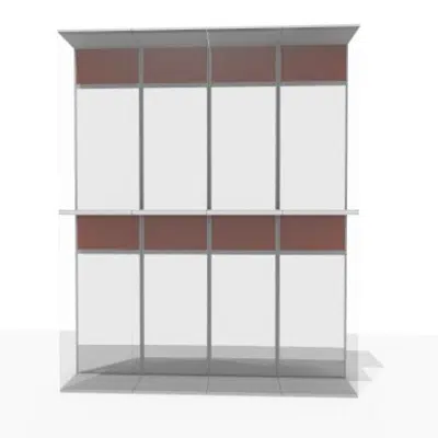画像 Aluminum double skin facade - 76 % to 100 % transparent