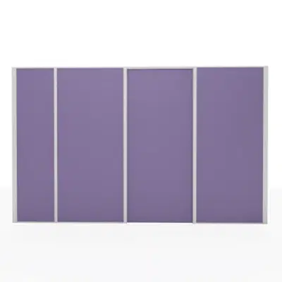 画像 Aluminum partition -  opaque door unit