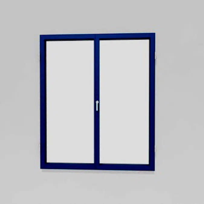 Aluminum window - small opening hinge ≤2.3m2