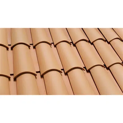 bilde for Barrel Roof Tile 45x20 Peach
