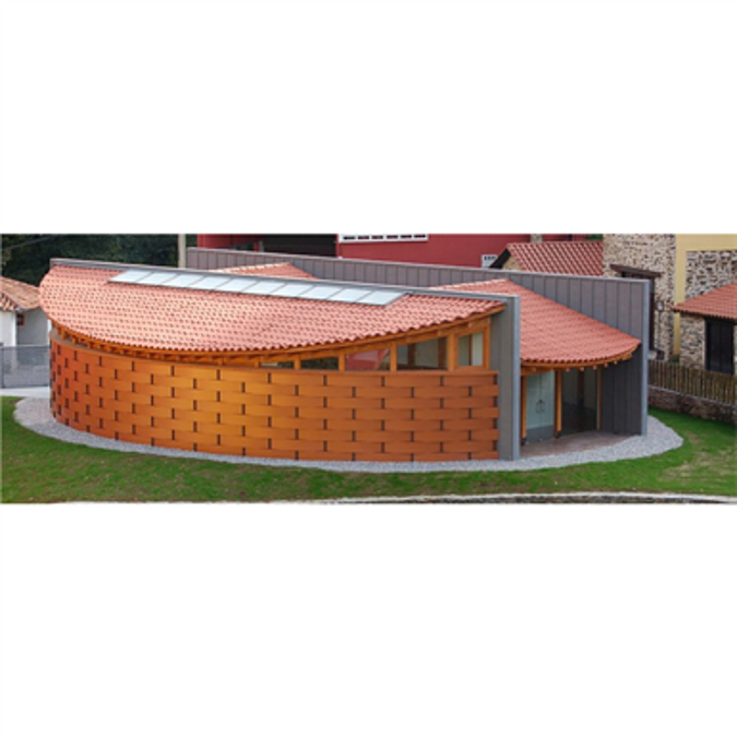 Barrel Roof Tile 40x20 Red