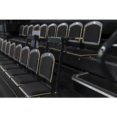 afbeelding voor Telescopic arena section Automatically folding backrest