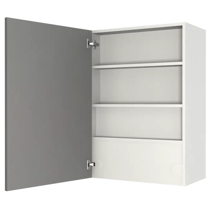 BIM objects - Free download! Wall cabinet 60 cm Alba (KO201-060 ...