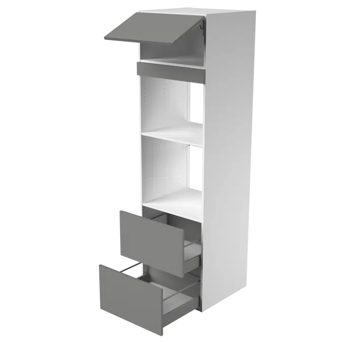 BIM objects - Free download! Tall cabinet 60 cm Athena (KG223-060 ...