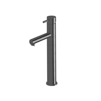 รูปภาพสำหรับ Sussex Scala Extended Basin Mixer 130mm Outlet PVD Brushed Gunmetal (5 Star) Lead Free