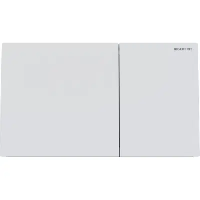 Image pour Geberit Sigma70 Dual Flush Button Matte White Easy Clean Coating