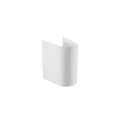 Image for Roca Debba Semi Pedestal Suit 500mm Wall Basin White