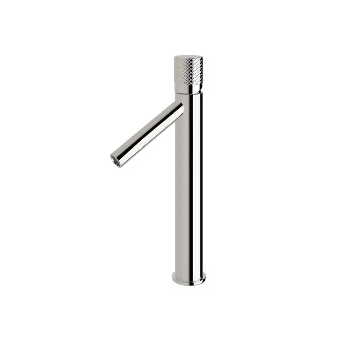 Milli Pure Extended Basin Mixer Tap with Diamond Textured Handle Chrome (6 Star)