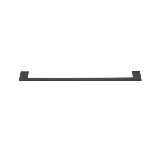 Milli Meld Edit Single Towel Rail 600mm Matte Black