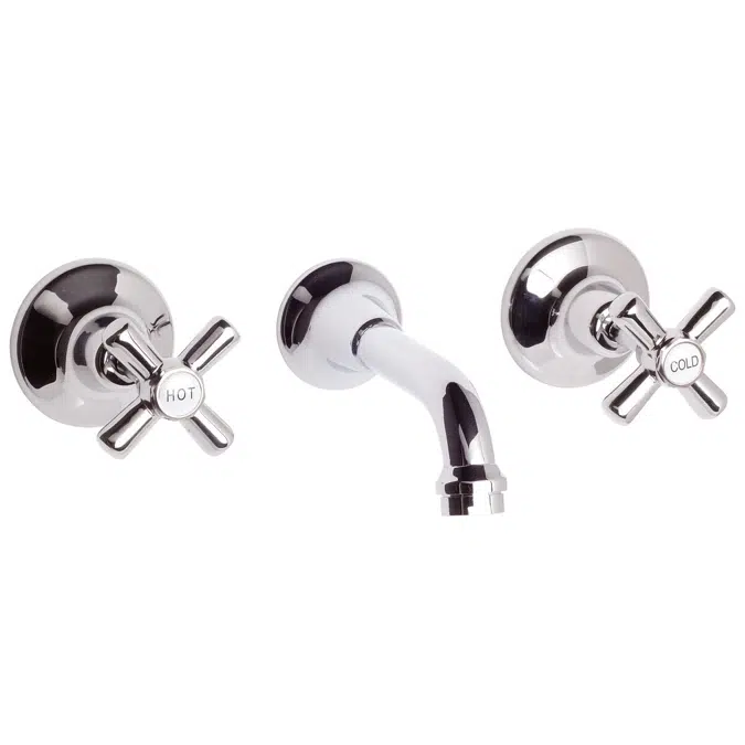 Posh Bristol Bath Set Chrome