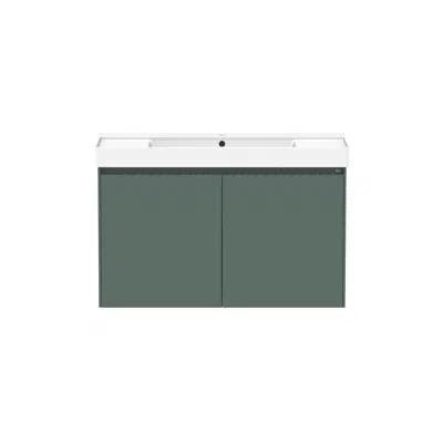 Image for Roca Ona Vanity All Door Centre Bowl 1000mm Matte Green