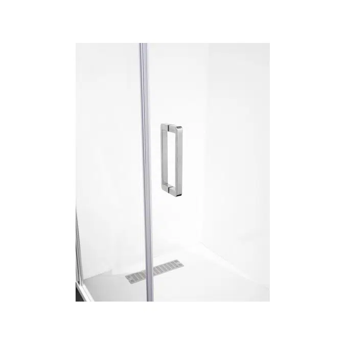 Posh Domaine MK2 1200x900 Semi Frameless Left Hand Entry Base & Screen Only Shower System