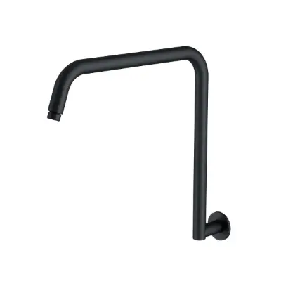 billede til Mizu Drift Gooseneck Shower Arm Only Matte Black