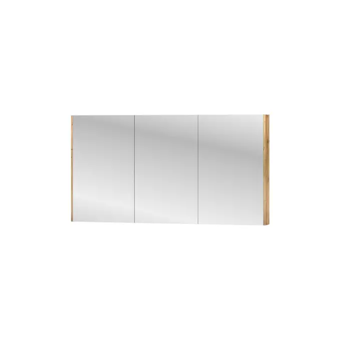 Kado Arc Shaving Cabinet 1500W X 800H X 130D 3 Door - Solid Timber Sides