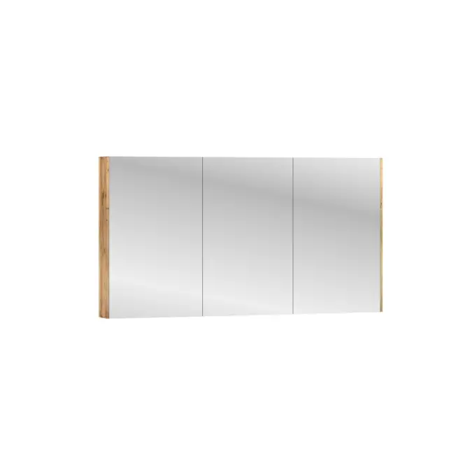 Kado Arc Shaving Cabinet 1500W X 800H X 130D 3 Door - Solid Timber Sides
