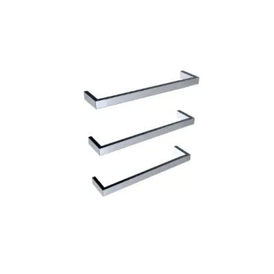 billede til Mizu Bloc Heated Towel Rail 630mm (Triple Pack) Polished Stainless Steel