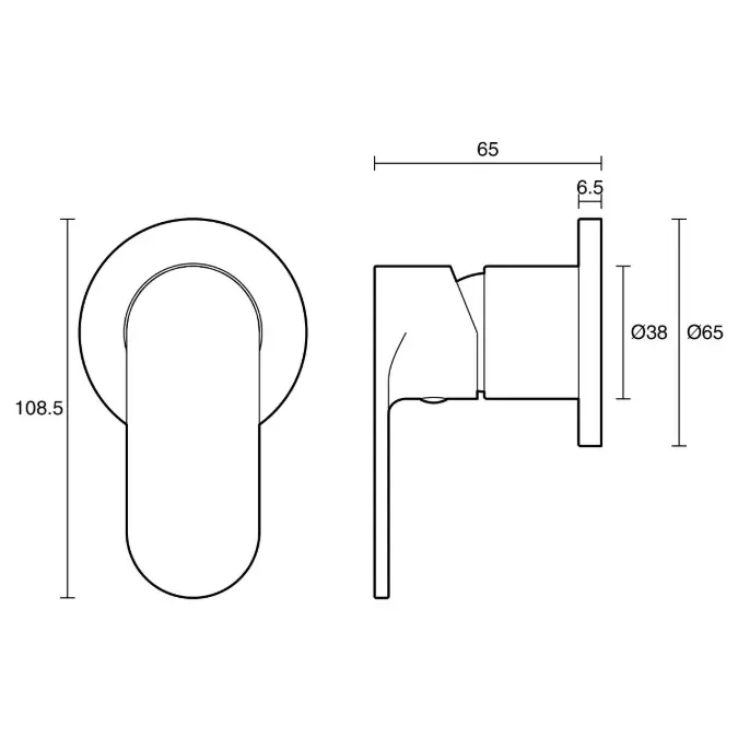 Mizu Soothe MK2 Shower Mixer Kit Chrome Lead Free
