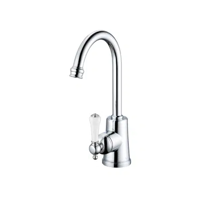 Image pour Kado Era Sink Mixer Small Porcelain Handle Chrome (5 Star)